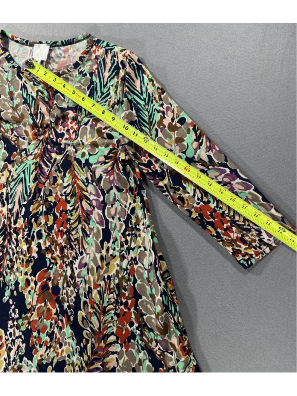 Shop The Mint Floral Print Dress Size Small with Pockets - Picture 9 of 15
